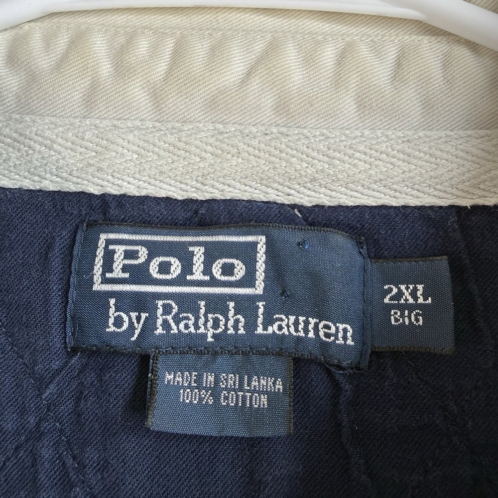 Polo Ralph Lauren Rugby Polo Men's Size 2XB Long Sleeve Crest - Picture 4 of 9